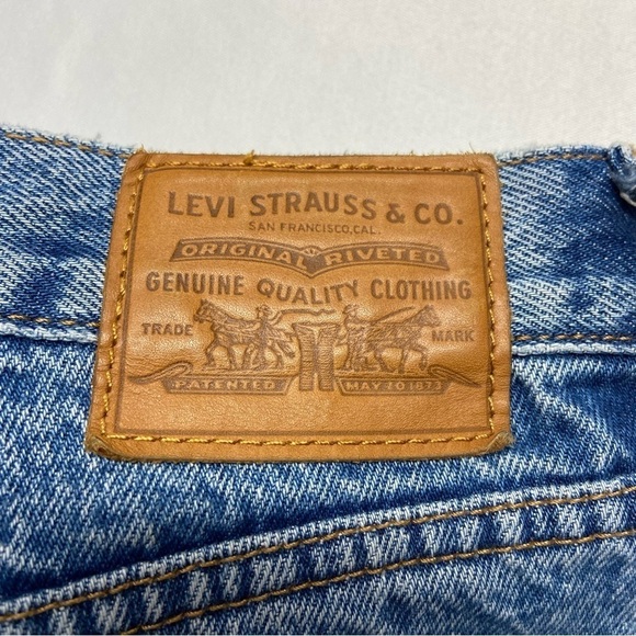 Levi’s Wedgie Straight Leg Ankle Denim Jean 27W 27L Medium Wash Flawless - Picture 13 of 16